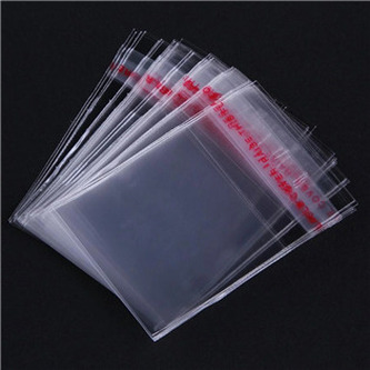 KR1044-1000 Celofánové sáčky s klopou a lepícím proužkem 70 x 70 mm / 1000 ks
