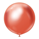 Balonek chromový červený, Mirror Red 60 cm/24"