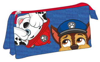 Trojitý penál na tužky Paw Patrol|Tlapková patrola: Marshall & Chase (23 x 22 x 2 cm)