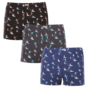 3PACK pánské trenky Andrie vícebarevné (PS 5845) XXL