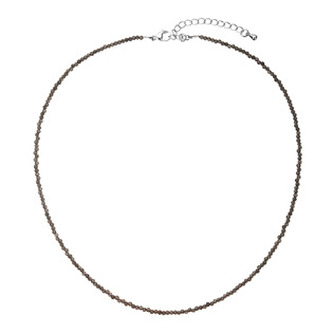 EG3592 Náhrdelník s pravými grey spinel kameny