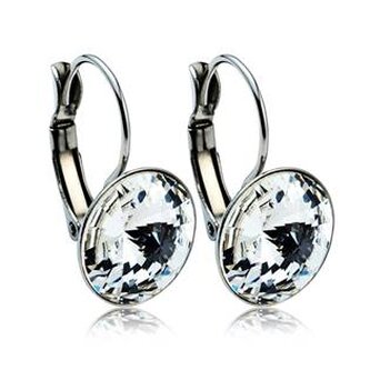 NBSS001 Ocelové náušnice - Crystal