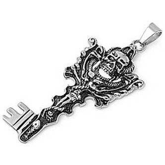 OPP1206 Ocelový přívěšek motorkářský - klíč