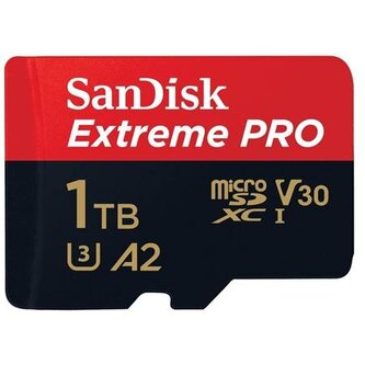 SanDisk Extreme Pro microSDXC 1 TB UHS-I U3, Class 10 + Adaptér