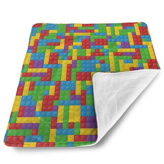 Deka pro miminko Barevná stavebnice: 90x120 cm