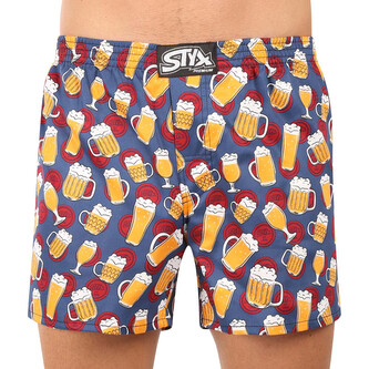 Pánské trenky Styx premium art klasická guma pivo (AP1855) M