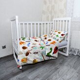 Dětské povlečení do postýlky Hmyz: 100x135 / 40x60