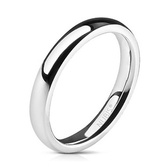 NSS1027-53 Ocelový prsten šíře 3 mm