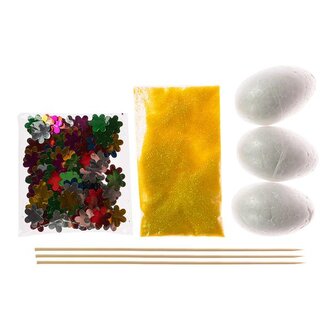 SADA KREATIV ZÁPICH (VAJÍČKA 3KS, ČÁSTI NA ZDOBENÍ