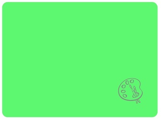 Podkładka do prac plastycznych A4 PP neon zielony, Biurfol