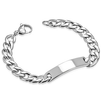 OPA2029 Pánský ocelový náramek, šíře 9 mm