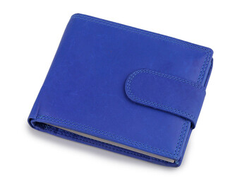 Peněženka kožená - 1 ks - 7 modrá