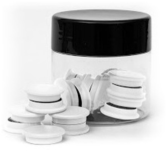 Magnes 20mm standard biały op. 20szt, Tres