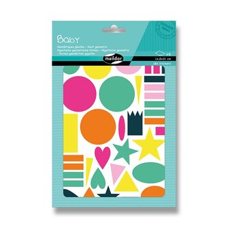 Samolepky Maildor Baby - Velké geometrické tvary
