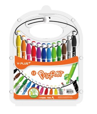 Flamastry Parrot 12 kolorów