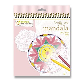 Omalovánky Avenue Mandarine Graffy Pop Mandala - pro holky