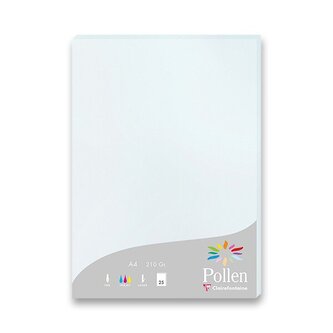 Barevná dopisní karta Clairefontaine, A4, 25 ks - sv. modrá