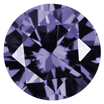 CZ09-2.00_100 CZ Kubický zirkon - Light Amethyst, 100 ks - fialová
