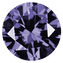 CZ09-2.00_100 CZ Kubický zirkon - Light Amethyst, 100 ks - fialová