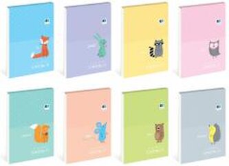 Notes A7/50K kratka Bebe Kids pastel (20szt)