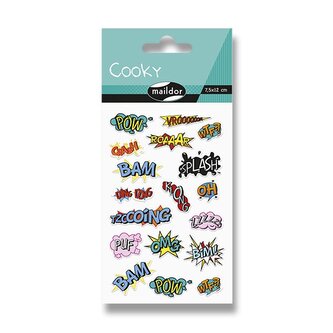 Samolepky Maildor 3D Cooky - Komiks