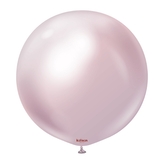 Balonek chromový růžové zlato, Mirror Pink Gold – 90 cm/36"
