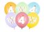 Balony 4 mix 30cm 6szt