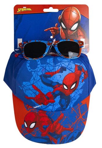 Dětská kšiltovka se slunečními brýlemi Marvel|Spiderman: Akční póza (obvod 53 cm)