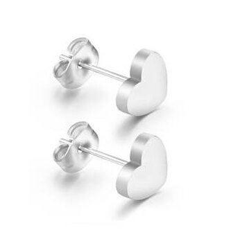 OPN1164-ST Ocelové náušnice - srdíčka - srdce