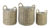 GUSTAV Komplet 3 koszy 28x29x22cm/23x25x18cm/18,5x20x14cm