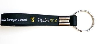 Brelok silikonowy - Raduj się w Panu