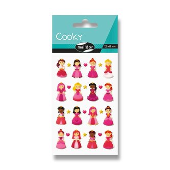 Samolepky Maildor 3D Cooky - Princezny