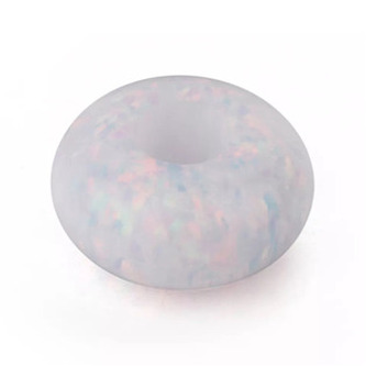 RD-OP17 Navlékací korálek Rondelle Opál