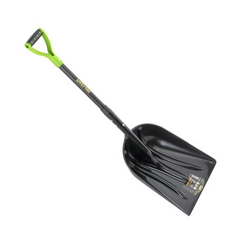 Lopata na sníh a obilí 36,5cm plastová se sklolaminátovou násadou krátká 115cm Procraft GPS-1150 | GPS-1150