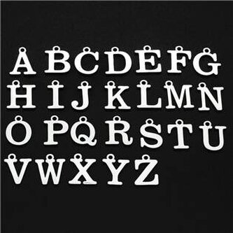 OK1369-I Ocelový přívěšek - iniciála - písmeno - iniciála "I"