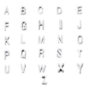 PP-1006-Y Navlékací ocelový přívěšek iniciála - písmeno - iniciála "Y"