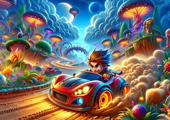 ART PUZZLE Puzzle Zlomyslný závodník 100 dílků