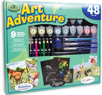 Art Adventure- tyrkysová velká sada tvoření