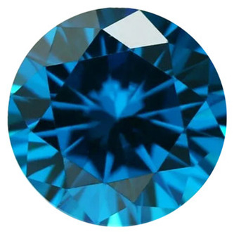 CZ22-2.00_100 CZ Kubický zirkon - Dark Aquamarine, 100 ks