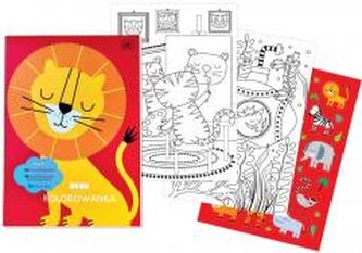 Kolorowanka z naklejkami A4/40K Bebe Kids Kolorowanka z naklejkami A4/40K Bebe Kids