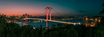 ART PUZZLE Panoramatické puzzle Noční Istanbul 1000 dílků