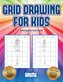 Drawing for kids book (Grid drawing for kids - Anime): This book teaches kids how to draw using grids