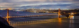 ART PUZZLE Panoramatické puzzle Most Golden Gate, San Francisco 1000 dílků