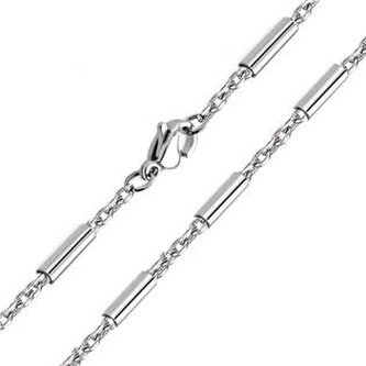 OPE1114-50 Ocelový řetízek délka 50 cm, šíře 1,5 mm