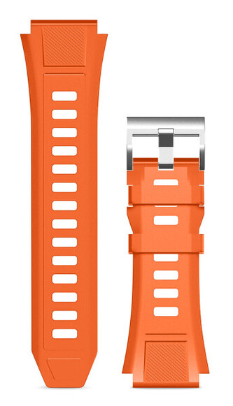 Řemínek silikonový ALIGATOR 22mm, oranžový