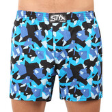 Pánské trenky Styx premium art klasická guma maskáč hranatý (AP1858) XL