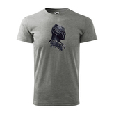BLACK PANTHER z profilu: šedé 3XL