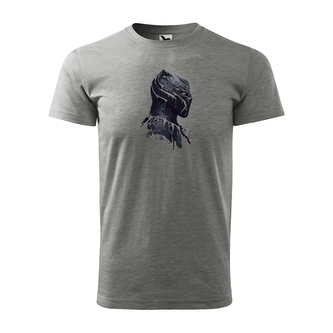 BLACK PANTHER z profilu: šedé 3XL