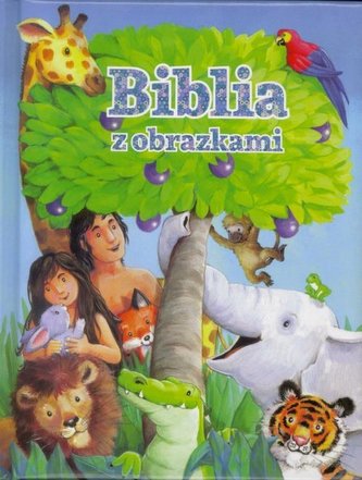 Biblia z obrazkami- niebieska
