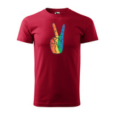 Love & Peace: červené 3XL